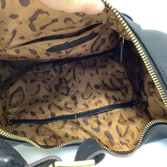 Aimee Kestenberg Leather Black Corfu Pleated Hobo Bag, NWOT - Picture 11 of 15